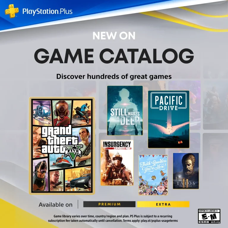 GTA 5 predvodi PlayStation Plus igre u studenom TEHIX