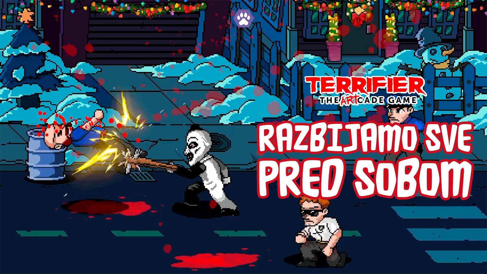 Razbijamo sve pred sobom! Terrifier The ARTcade Game #1 TEHIX