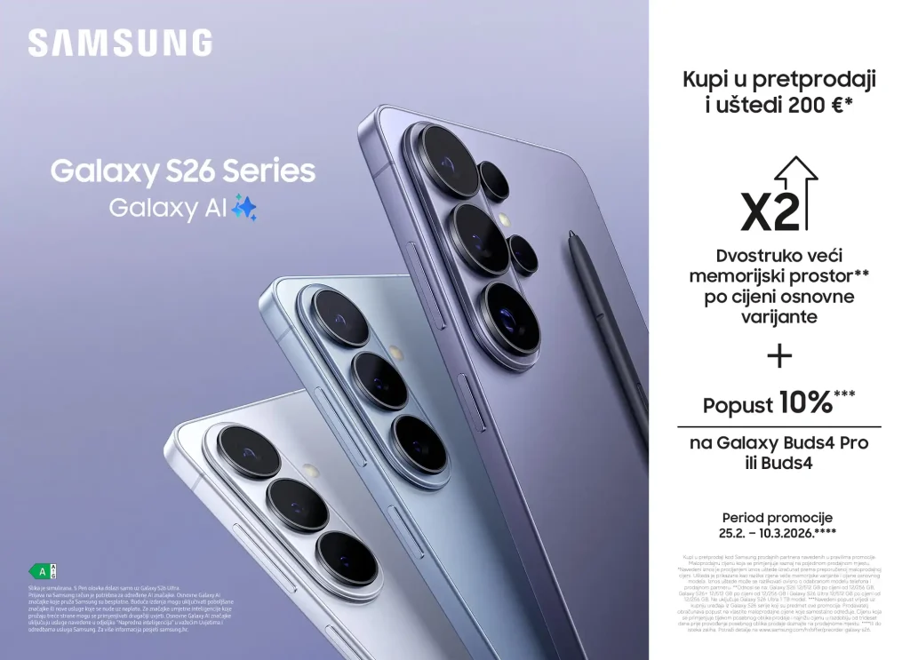 Samsung predstavlja Galaxy S26 seriju najintuitvniji Galaxy AI telefon do sada TEHIX