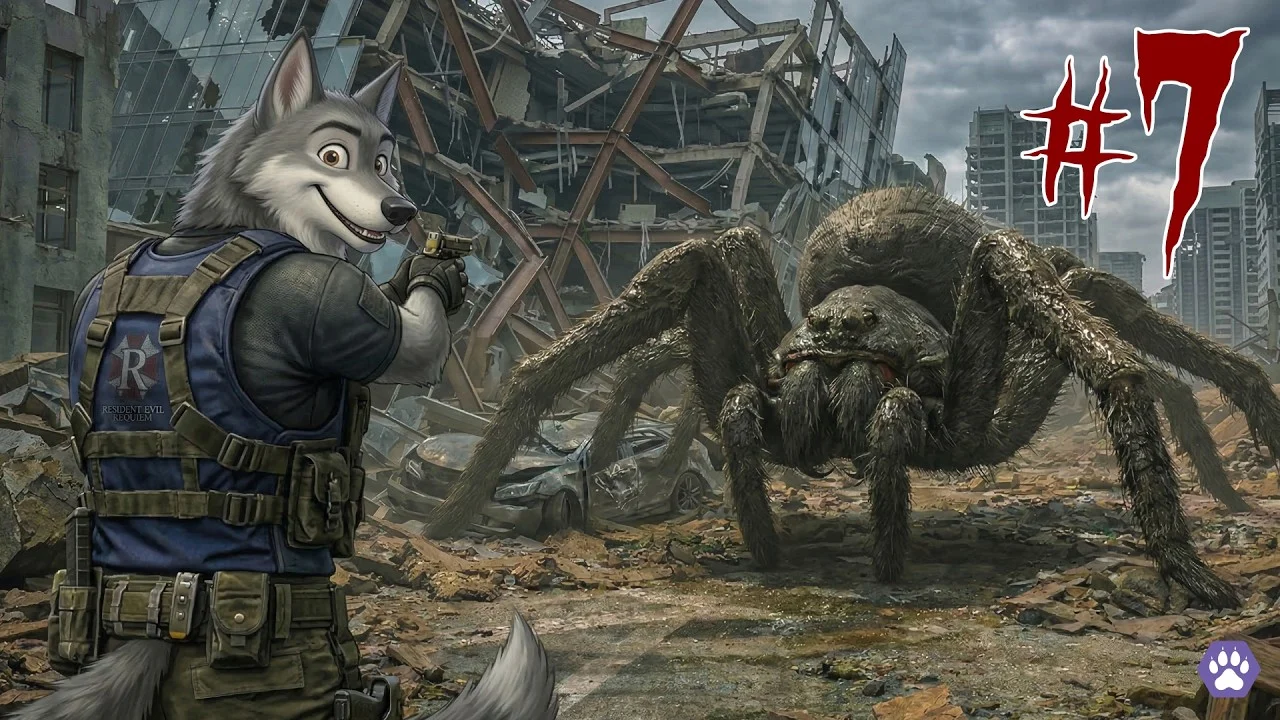 OGROMAN PAUK U RACCOON CITY! Resident Evil Requiem #7 TEHIX