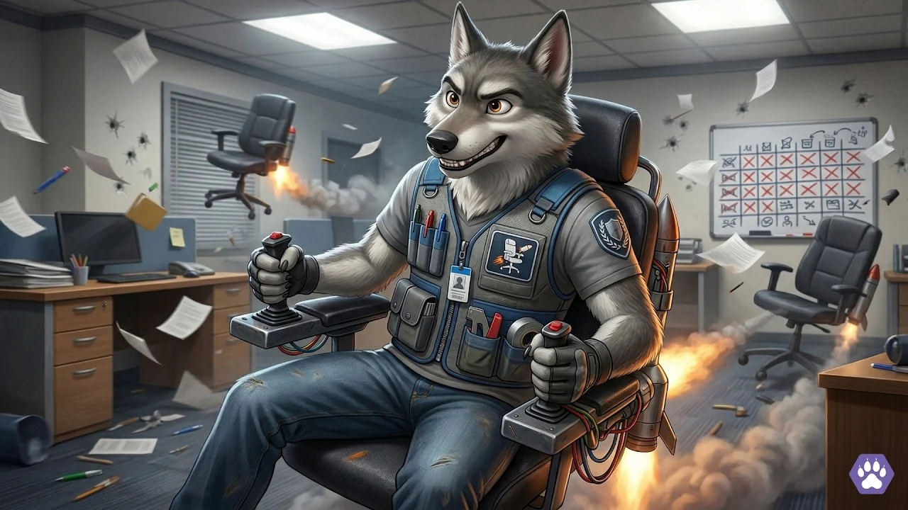 Kaos u uredu! Last Man Sitting TEHIX