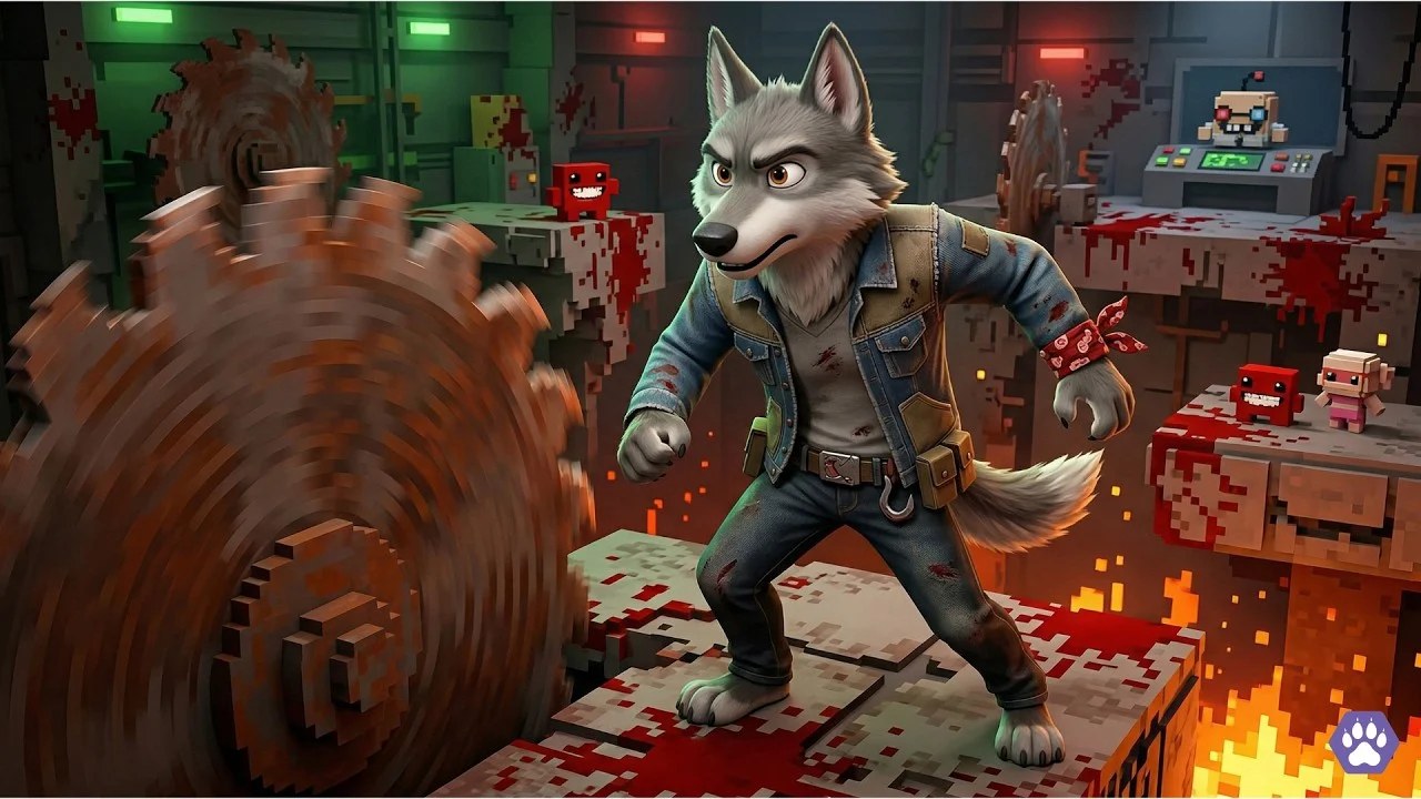 Ovo nije igra, ovo je test živaca! Super Meat Boy 3D TEHIX