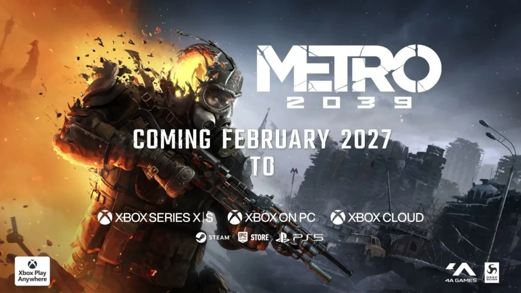 Metro 2039 dobio novi gameplay trailer i datum izlaska – stiže u veljači 2026. TEHIX
