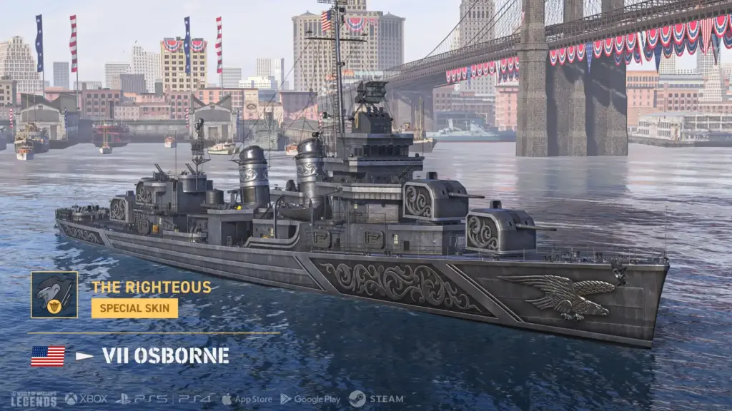 Novi američki razarači i proslave američkog Dana nezavisnosti uplovljavaju u World of Warships Legends TEHIX