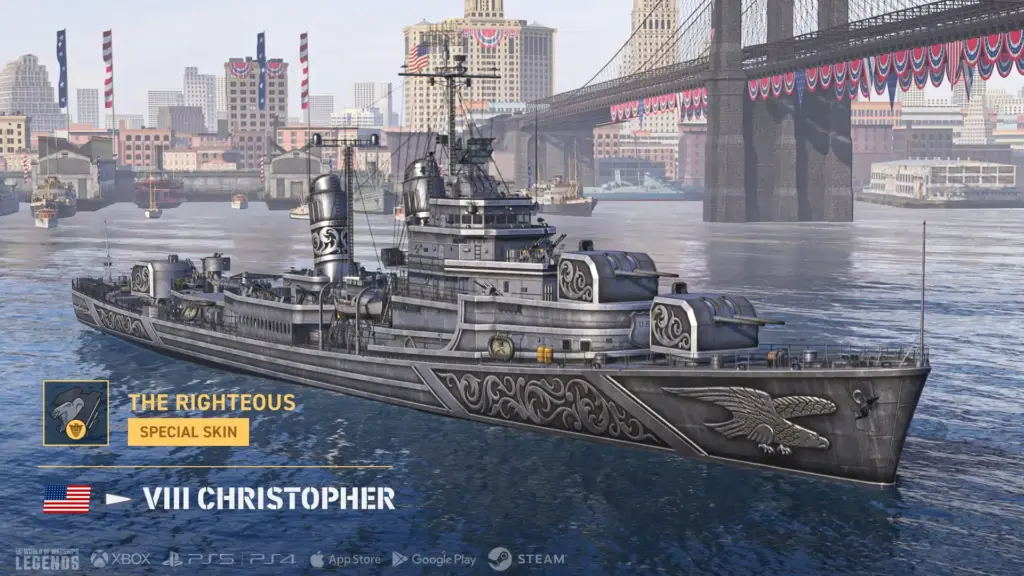 Novi američki razarači i proslave američkog Dana nezavisnosti uplovljavaju u World of Warships Legends TEHIX