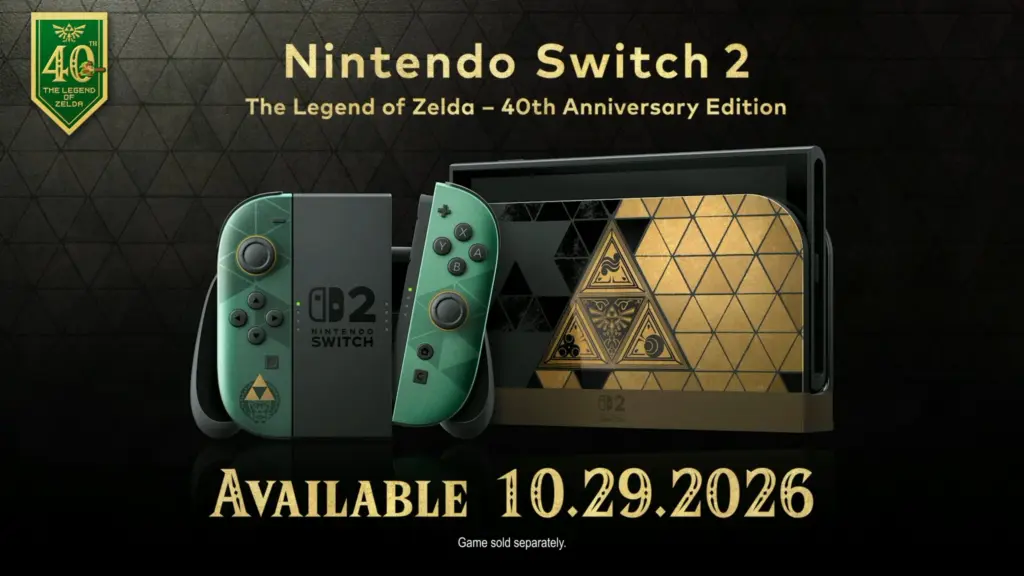 The Legend of Zelda 40. obljetnica donosi poseban Switch 2 TEHIX
