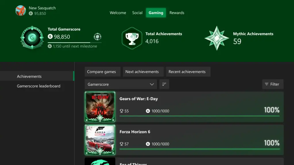 Xbox službeno uvodi Mythic Achievements, stižu i na stare igre TEHIX