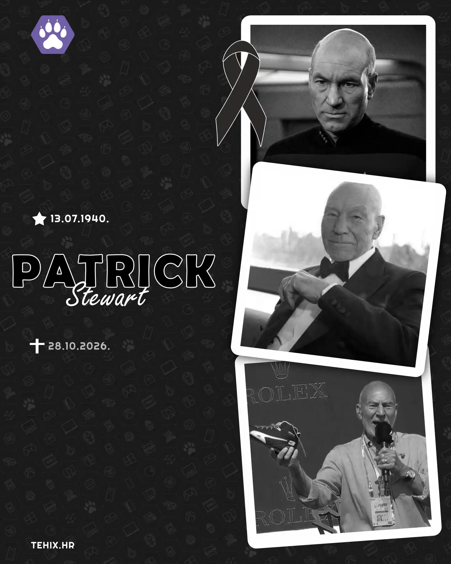 patrick stewart hall of fame tehix