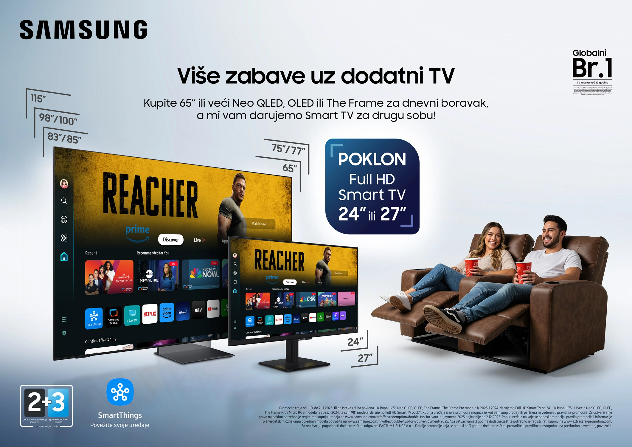 Samsung predstavlja „Dual Screen“ promociju: udvostručite zabavu uz kupnju Samsung TV-a