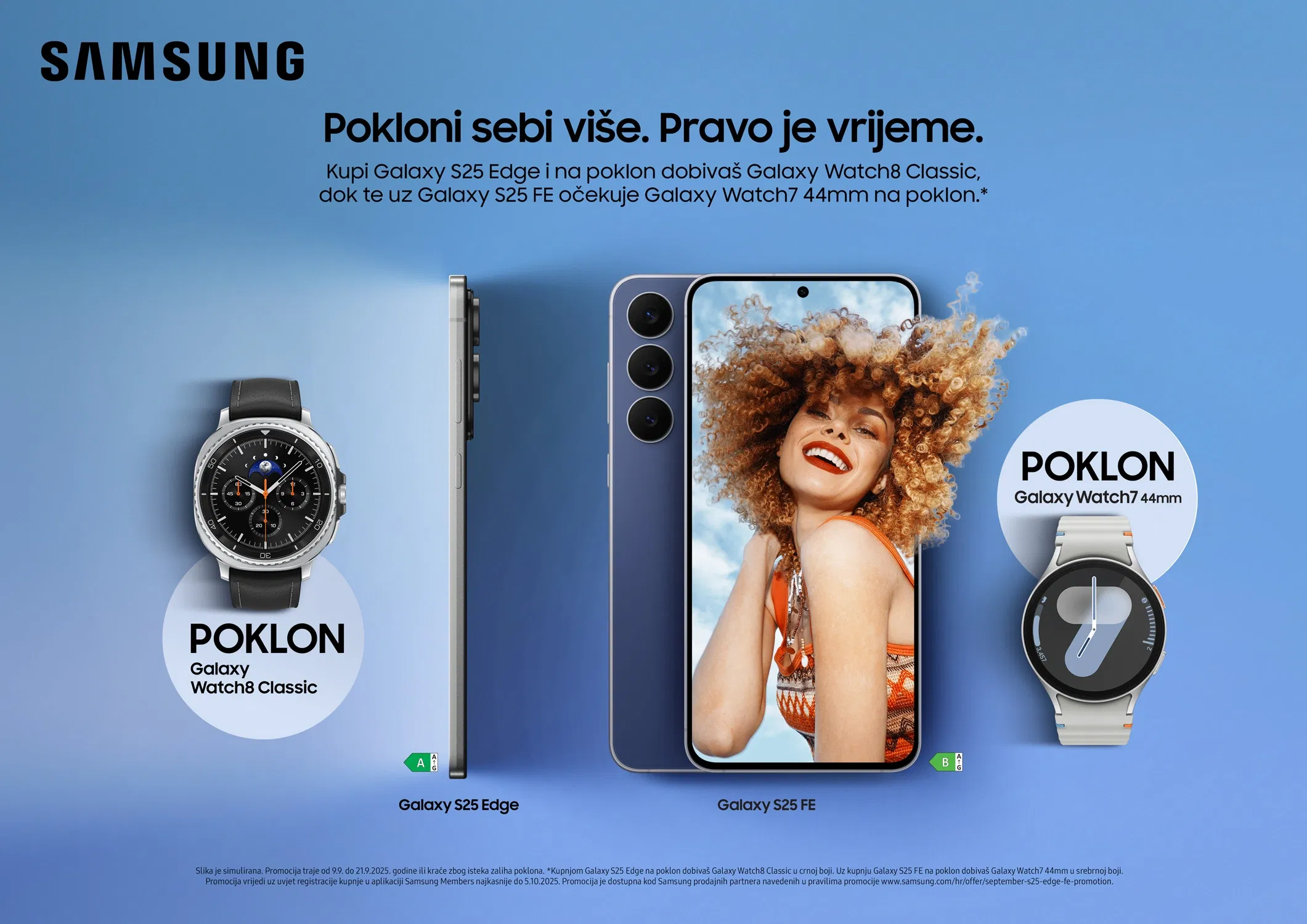 Vrijeme je za poklon: pametni sat uz nove Galaxy S25 telefone