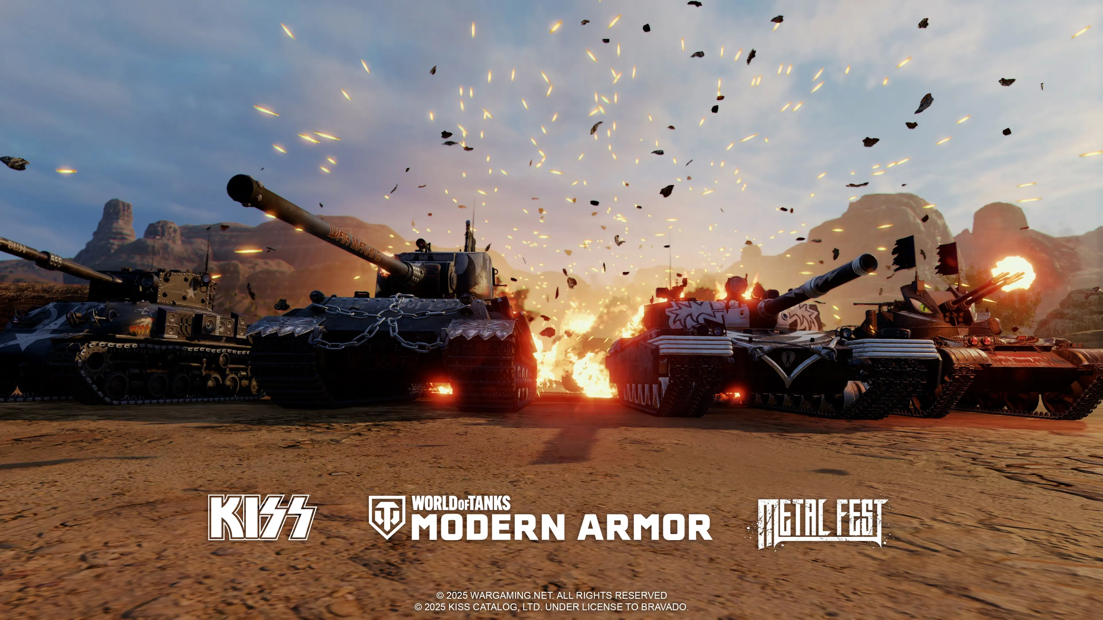 KISS pali Metal Fest u World of Tanks Modern Armor!