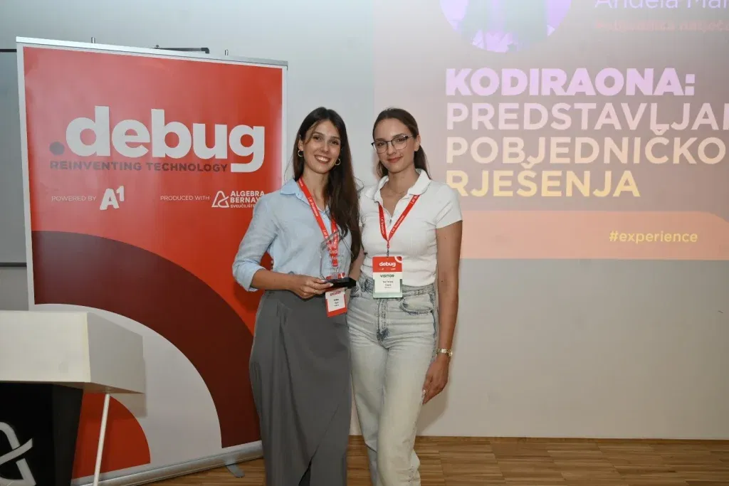 Anđela Maleš sa splitskog PMF-a je pobjednica natječaja KodiraONA, iznimne analitičke vještine predstavila je i na konferenciji .debug