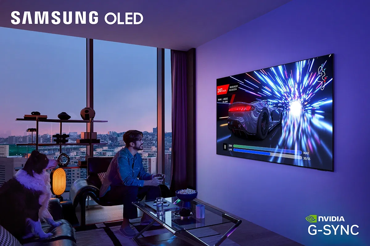 Samsung unaprjeđuje iskustvo gaminga na OLED televizorima uz podršku NVIDIA G-SYNC tehnologije
