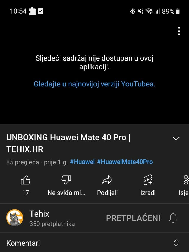 Youtube Vanced odlazi u mirovinu TEHIX