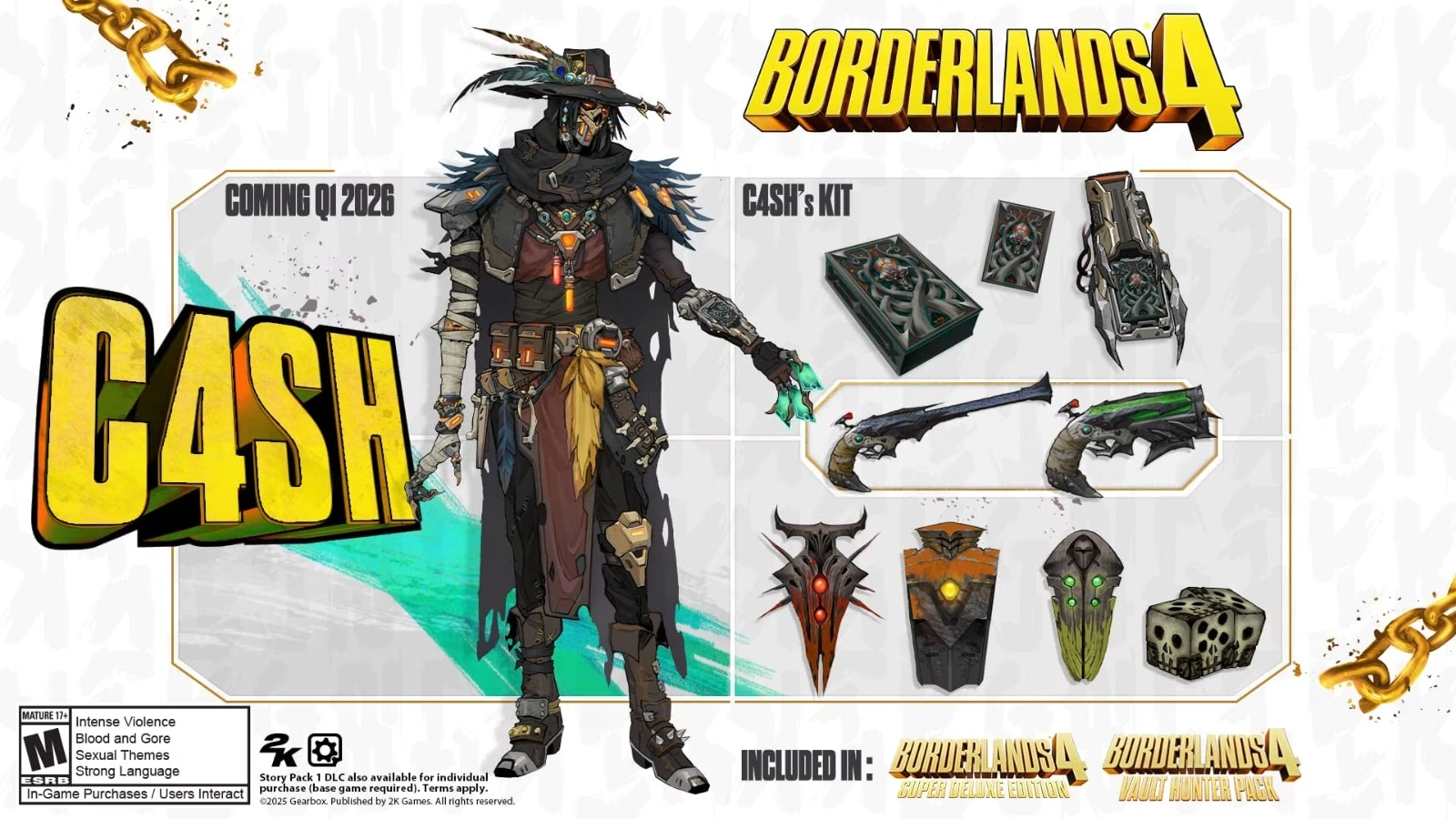 Borderlands 4 dobiva novog Vault Huntera – upoznajte C4SH