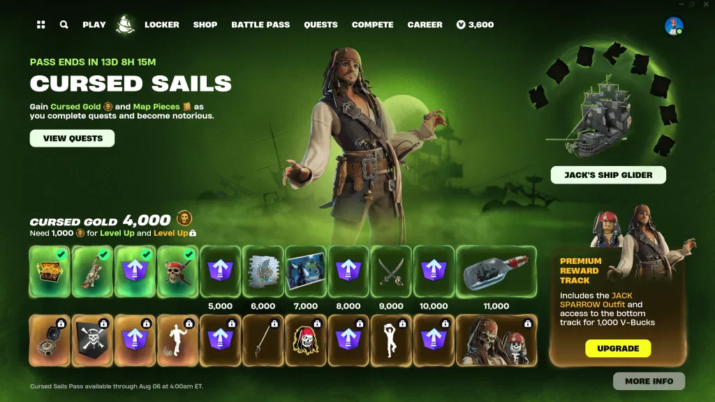 U Fortnite je došao Cursed Sails event