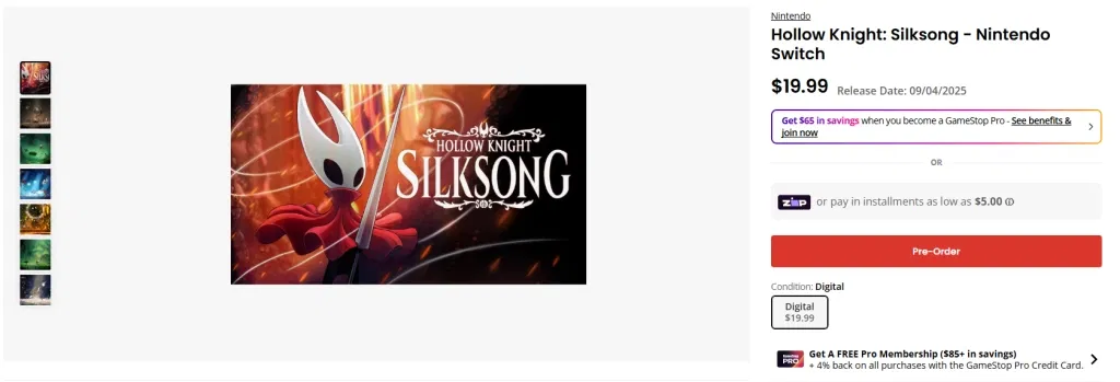 Hollow Knight: Silksong bi mogao koštati svega 20 eura!